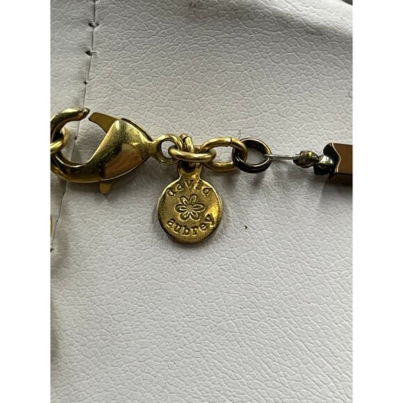 David Aubrey Anthropologie Carnelian Sunstone Gem Brass
Necklace Handcrafted - Picture 8 of 12